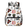 thumbnail image 6 of Haiem Hip Hop Dog Printed School Backpack,Casual Travel Lightweight Backpack,Durable Comfortable Multifunctional Backpack,Laptop Backpack, 6 of 6