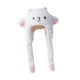 thumbnail image 3 of Gorro de peluche de animal con orejas suaves y móviles para saltar, ideal para viajes y fiestas de cumpleaños., 3 of 8