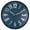 SILVER/BLUE, variant on NEXTIME WALL CLOCK ALCHEMY - SILVER/BLUE