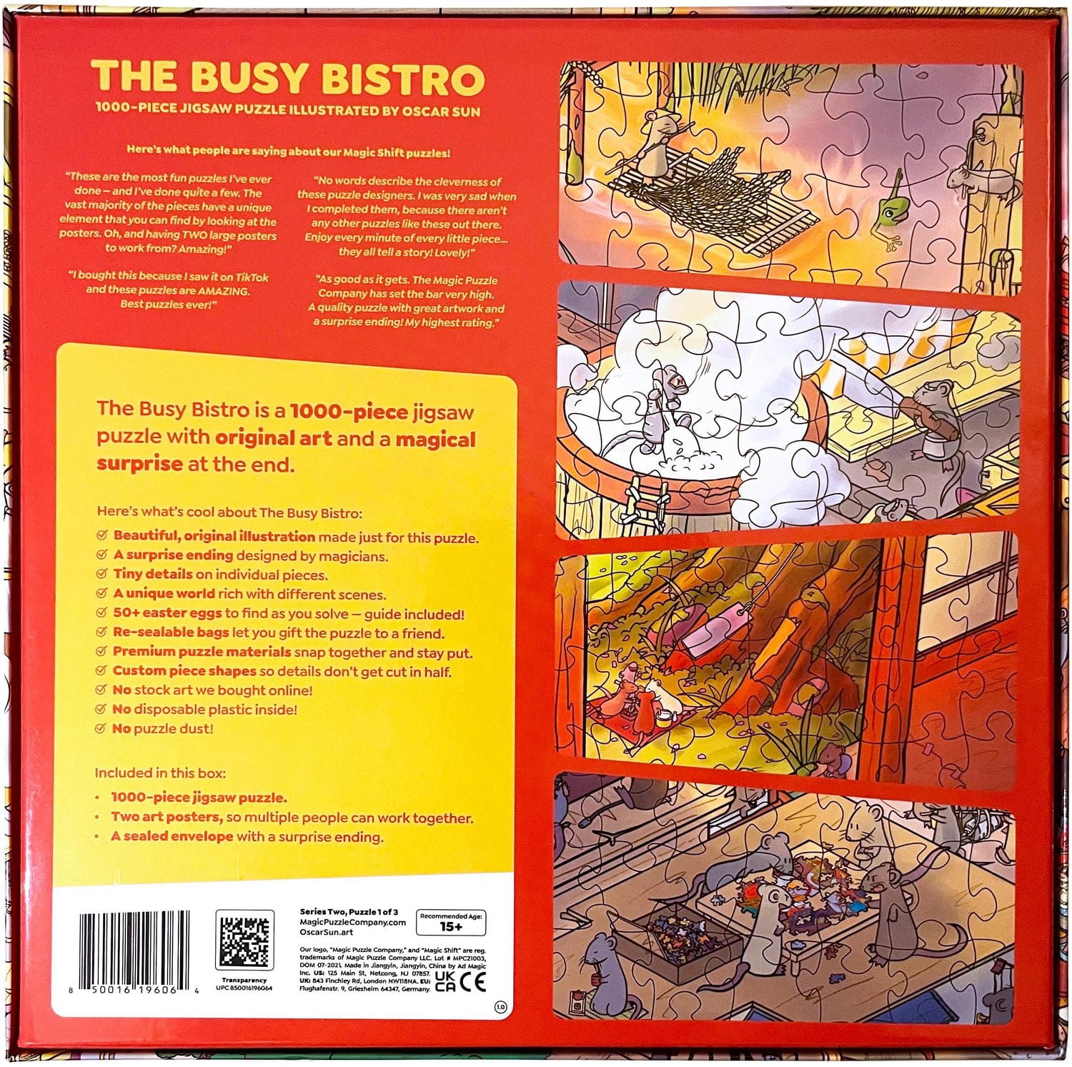 The Busy Bistro 1000 Piece Jigsaw Puzzle from The Magic