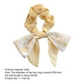 thumbnail image 7 of GROFRY Stretchy Temperament Cloth Lady Hair Tie Fashion Floral Bow Ribbon Hair Rope Hair Accessories, 7 of 7