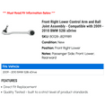 thumbnail image 2 of Front Right Lower Control Arm and Ball Joint Assembly - Compatible with 2009 - 2010 BMW 528i xDrive, 2 of 2
