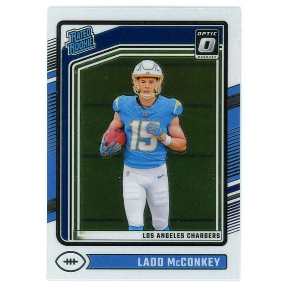 NFL 2024 Panini Donruss Optic Football   Ladd McConkey #266 (Rookie)