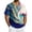 Royal Blue, variant on Tie Dye Polo Shirts for Men Henley Short Sleeve Cotton Linen Tees Causal Vacation Loose T Shirts, XL