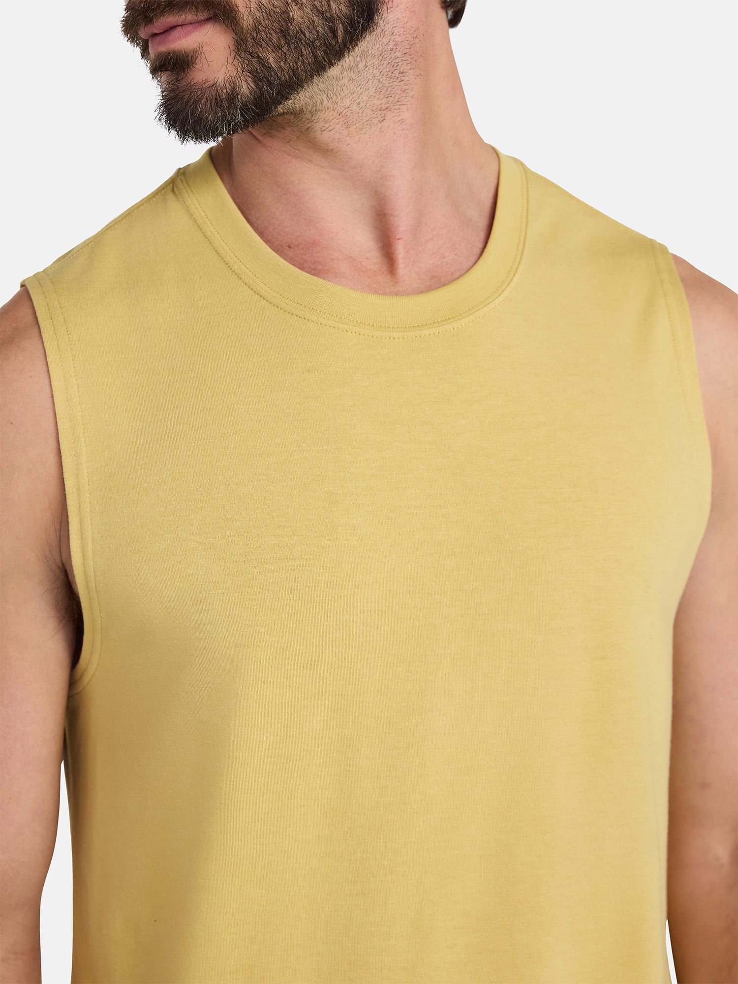 Athletic Works Men's and Men's Big & Tall Tri-Blend Muscle Tee, Sizes XS-4XLT