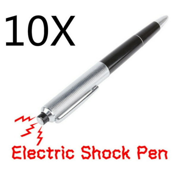 10x Electric Shock Pen Gag Joke Funny Prank Trick Novelty Toy Gift - 10x Electric Shock Pen Gag Joke Funny Prank Trick Novelty Toy Gift -