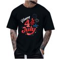 thumbnail image 2 of Tops para hombre, blusas y camisas de cuello redondo y manga corta para hombre, tops casuales de cuello redondo y manga corta con estampados especiales para hombre., 2 of 5