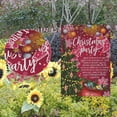 thumbnail image 2 of SKYSONIC Christmas Invitation Banner Double-Sided Printed Garden House Sports Flag-28x40(in)-Polyester Decorative Flags for Courtyard Garden Flowerpot, 2 of 6