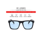 thumbnail image 3 of Lentes De Sol Xtellar azul Cuadrados Con Protección Uv400 De Moda Unisex, 3 of 4