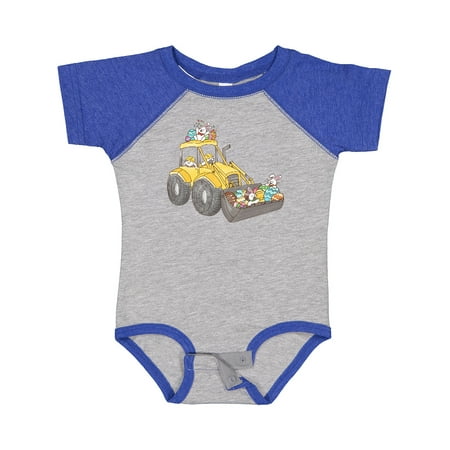 

Inktastic Construction Easter Bunnies Gift Baby Boy or Baby Girl Bodysuit