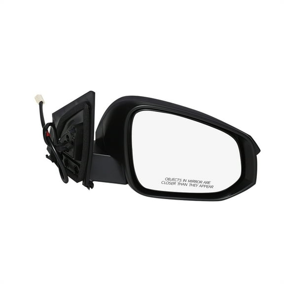 Right Passenger Side Mirror, Power Non-Heated Textured Black Manual Folding View Mirror For 2013-2015 Toyota RAV4