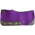 thumbnail image 2 of Horse SADDLE PAD Western Contoured Wool Felt Therapeutic 39206PR, 2 of 2