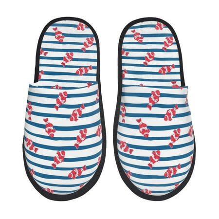 

Slippers for Women Clown Fish Womens Slippers Fuzzy Winter House Shoes Soft Anti-Skid Slippers Indoor and Outdoor