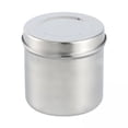 thumbnail image 1 of Tarro de acero inoxidable,Vaso de bolas de algodónTarro de bolas de algodónTarro de acero inoxidable con tapa,Contenedor de bolas de algodón Dispensador de gasa,Soporte para Qtip Recipiente, 1 of 8