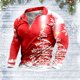 thumbnail image 2 of Pack De Playeras Para Hombre Camisa Navideña De Otoño E Invierno Para Hombre Camisa Superior Con Estampado De Árbol De Navidad En Capas Y Empalme De Colores Mixtos, 2 of 4