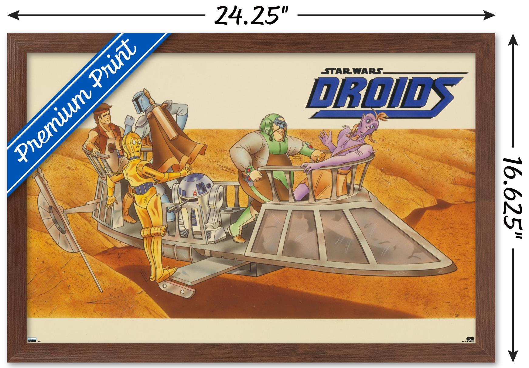 Star Wars: Droids - Desert Wall Poster, 14.725" x 22.375", Framed