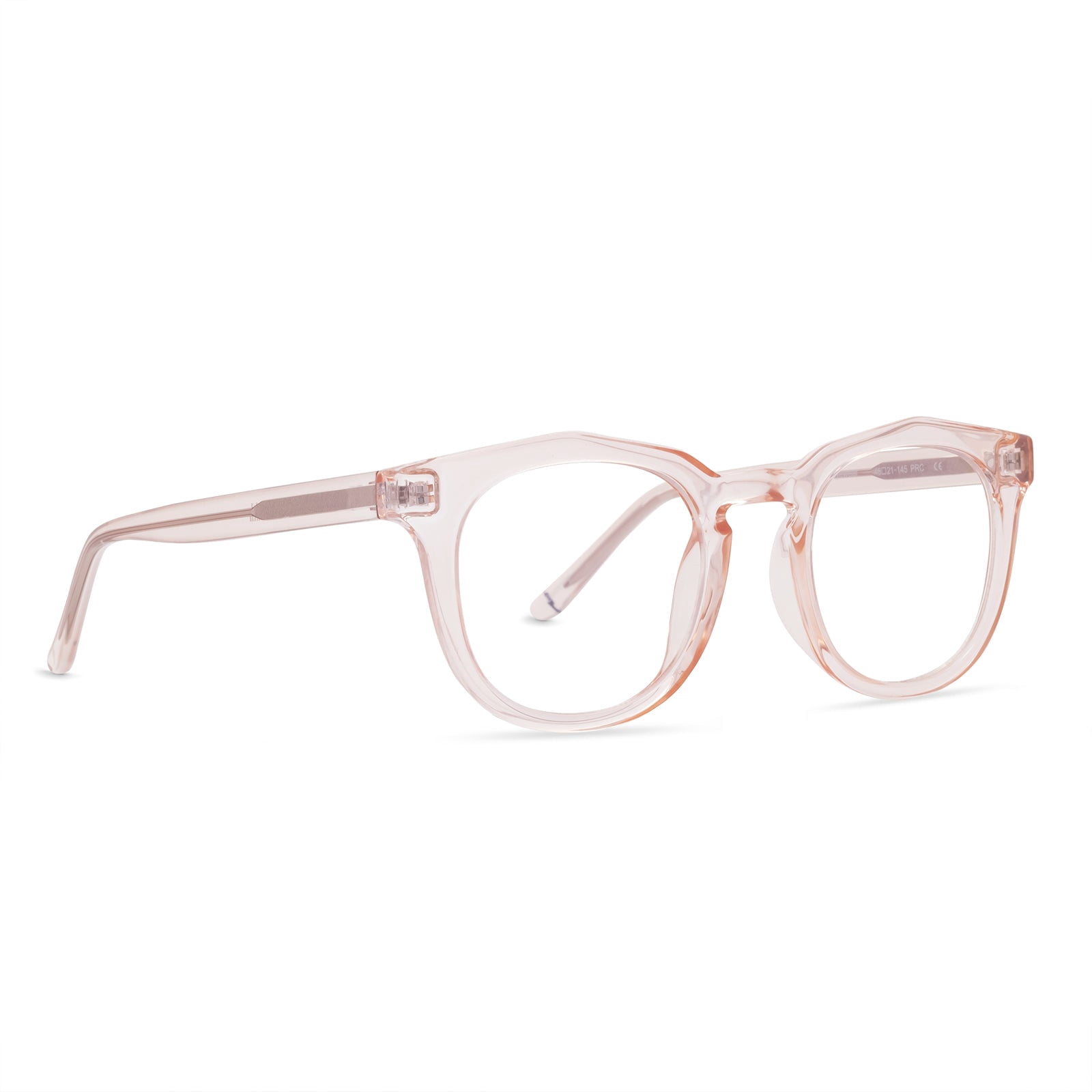 Women's Health Balance Blue Light Blocking Glasses for Computer UV and Gaming Protection by DIFF Eyewear Light Pink Crystal