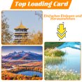 thumbnail image 2 of 50 Pcs Dossier de Carte Double Face - 6 Trous 4 Compartiments Trois Pouces, 2 of 7