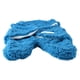 thumbnail image 2 of Manta de felpa con capucha para dormir, bonita, suave y gruesa, para recién nacidos, color azul grande, 2 of 15