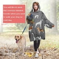 thumbnail image 4 of Dalmatian Corgi Bulldog Wearable Oversized Blanket,Wearable Blanket Hoodie for Adults,Cozy Hooded Blankets with Super Pockets,Super Warm Fuzzy Pullover for Women & Men, 4 of 6