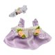 thumbnail image 2 of Ropa para muñecas en miniatura perfke elegante y bonita traje de flores violetas, 2 of 9