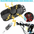 thumbnail image 2 of Mini alarma con control remoto antirrobo para bicicleta, alarma de vibración, candado de seguridad para ciclismo, 2 of 9