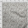 thumbnail image 3 of oneOone Viscose Jersey Light Gray Fabric Asian Floral Quilting Supplies Print Sewing Fabric By The Yard 60 Inch Wide, 3 of 4