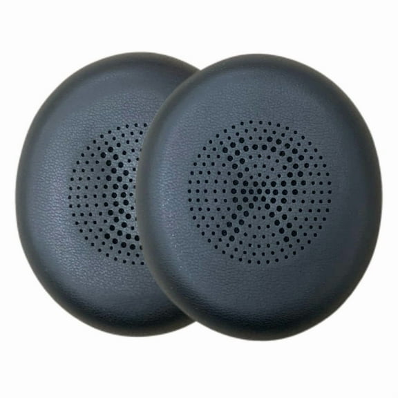 1Pair Ear Pad Replacement Protein Leather Earpads Ear Cushions Sponges Cover Earmuffs for Jabra Elite 45h/Evolve2 65 40 MS UC USB Headphones