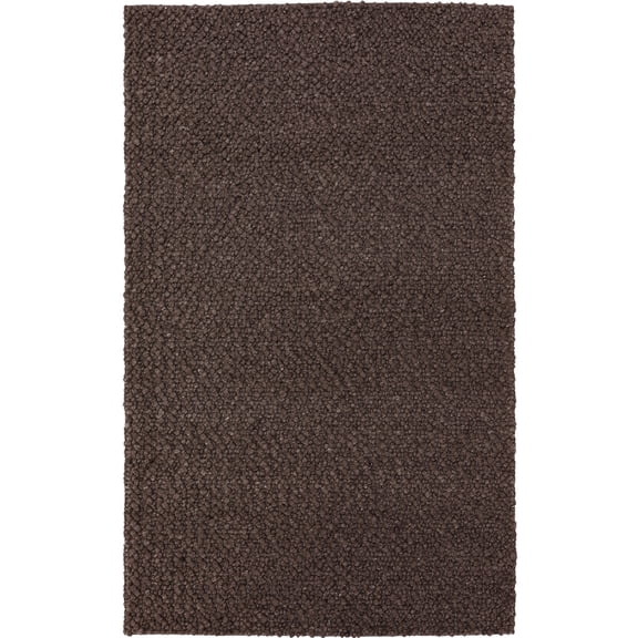 Addison Boulder Chunky Mocha Hand Loomed Wool Area Rug Mocha 36"x56" Wool