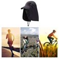 thumbnail image 4 of YooGuoGuo Unisex UPF 50+ 360° Sun UV Protection Sunhat with Face Neck Flap Portable Foldable Baseball Cap, 4 of 6