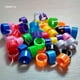 thumbnail image 2 of 100 piezas Anillos para patas de pájaros Anillos para patas de pájaros Anillos para patas de pájaros para loros, para identificación de aves Paloma Pollo Pato Aves de corral (multicolor) Baobao, 2 of 5