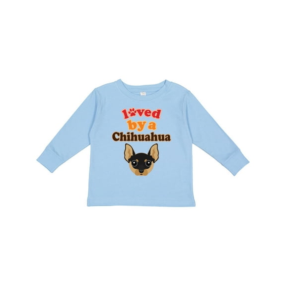 Inktastic Chihuahua Dog Gift Idea Boys or Girls Long Sleeve Toddler T-Shirt