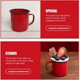 thumbnail image 4 of Enamel Mug Enamelware Camping Mugs, Enamel Colored Drinking Mugs, Enamel Camping Coffee Mugs Set of 2 for Picnic Camping Fishing Hiking  Tea Cup, 4 of 8
