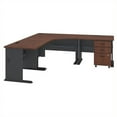 thumbnail image 1 of Kingfisher Lane 84" Corner L-Shaped Desk in Hansen Cherry, 1 of 3