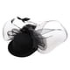 thumbnail image 2 of Mini sombrero de copa,Sombrero de copa de mujer,Sombrero de disfraz,Sombrero de copa de plumas,sombrero de copa cosplay,Accesorio para la cabeza de mujer,Sombrero con pinza para el pelo, 2 of 8