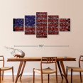 thumbnail image 3 of Elephant Stock Ammunition Usa Flag Wall Art - Horizontal Multi Panel Canvas - 5 Pieceliving Room Wall Decor - Photography Flags Multi Panel - Black And Brown Decor - 92" x 42", 3 of 8