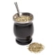 thumbnail image 1 of Taza De Té De Calabaza Taza De Té De Aislamiento De Acero Inoxidable De Doble Pared Con Pajita Negra De 230 Ml Fácil De Usar Y Limpiar Para Mate Agua De Té Vino Hogar Oficina 1 Juego Advancent HA013755-00, 1 of 7