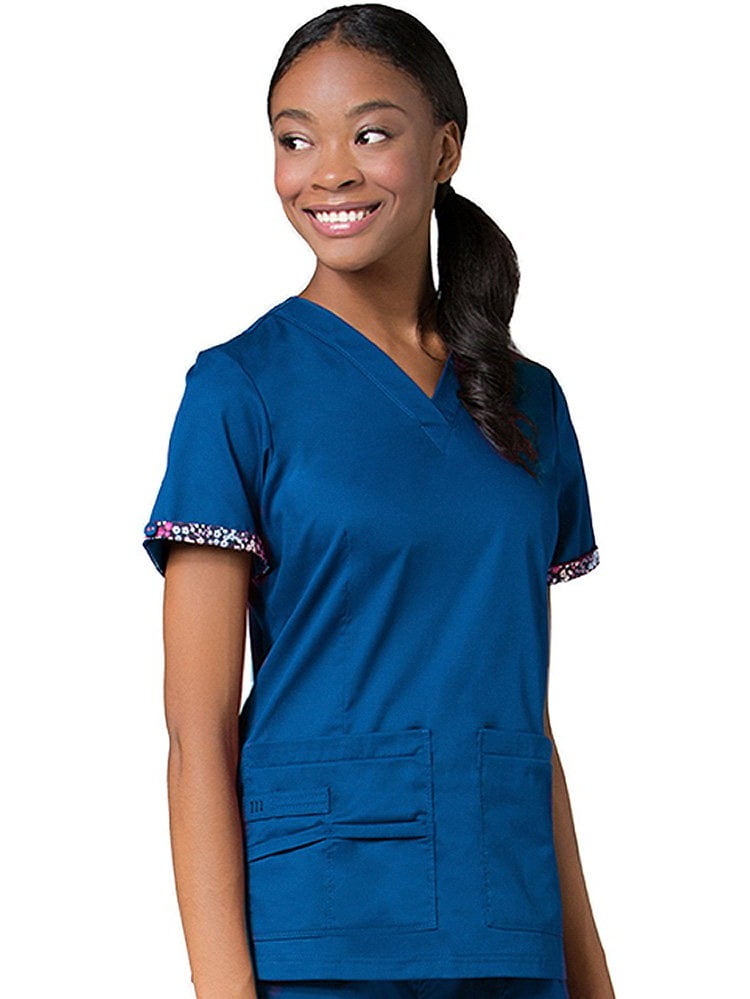 Maevn Primaflex by Maevn Women's Classic VNeck Scrub Top Walmart