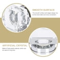 thumbnail image 3 of DRAFIDEEP 6Pack Durable Drawer Handles for Bedrooms Clear Glass Design, 3 of 7