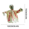 thumbnail image 3 of Wadada Halloween Outdoor Decoration Zombie Groundbreaker,Outside Halloween Graveyard Decor, Zombie Prop with Creepy Sound and Glowing Eyes,Scary Groundbreaker Decorations for Lawn Yard Haunted House, 3 of 6