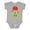 AC-Heather Grey, variant on Toy Robot Boys or Girls Baby Bodysuit