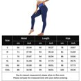 thumbnail image 2 of Pantalones Pantalón de yoga de cintura alta para mujer, pantalón opaco para correr y entrenamiento con forma de cadera Kuymtek Azul T M para Mujer, 2 of 6