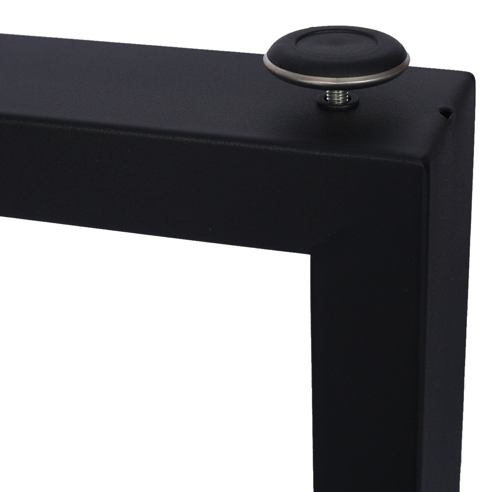 , Square Table Legs 28X 35" ,Wide Metal Table Legs , Heavy Duty Steel Desk Legs Table Leg Dining Table Legs Coffee Desk Leg, Set of 2, Black ,Steel ,