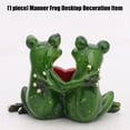 thumbnail image 4 of Frogs Figurine Garden Statue Outdoor Decoration Resin Sculptures Ornament for Yard Lawns Outside Backyard Decors, 4 of 8