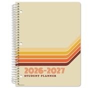 Global Datebooks Secondary Student Planner AY 2026-2027 - Matrix Style - 8.5x11 (Retro)