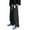 c-418Black1675, variant on Men Pants Summer New Casual Wide Leg Loose Fit Sports Pants White Flared Relaxed Track Trousers For Streetwear Male Trendy Solid Color Slacks