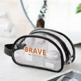 thumbnail image 2 of Taotanxi Clear Toiletry Bag for Women Men, Portable Large Travel Makeup Bag, Waterproof & Draining Transparent Cosmetic Bag, Carry On Airport Airline Compliant Bag, 2 of 6