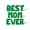 Green, variant on Letter Balloons - BEST MOM EVER 16" Inch Alphabet Letters Foil Mylar Balloon Mother's Day or Birthday Party or Birthday Party Banner (Gold)