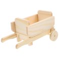 thumbnail image 2 of Carro pequeño de montaje DIY, modelo de madera en blanco sin terminar, Mini carro, modelo de casa de muñecas, carro pequeño decorativo, 2 of 4