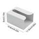 thumbnail image 3 of Caja de pañuelos para el inodoro y la sala de estar, caja de papel de cocina sin perforar, almacenamiento de pañuelos para pared en la sala de estar, comedor, dormitorio y baño, caja de pañuelos sin p, 3 of 6